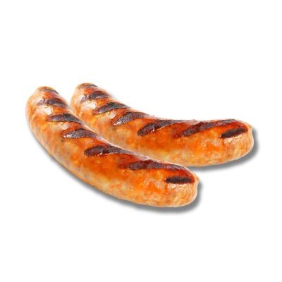 Frozen pork Bratwurst sausages, Food Haus, 200 g x 25 pcs, 5 kg